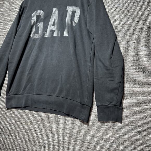 GAP Sweatshirt Men's M Black Long Sleeve Pullover - Picture 5 of 16